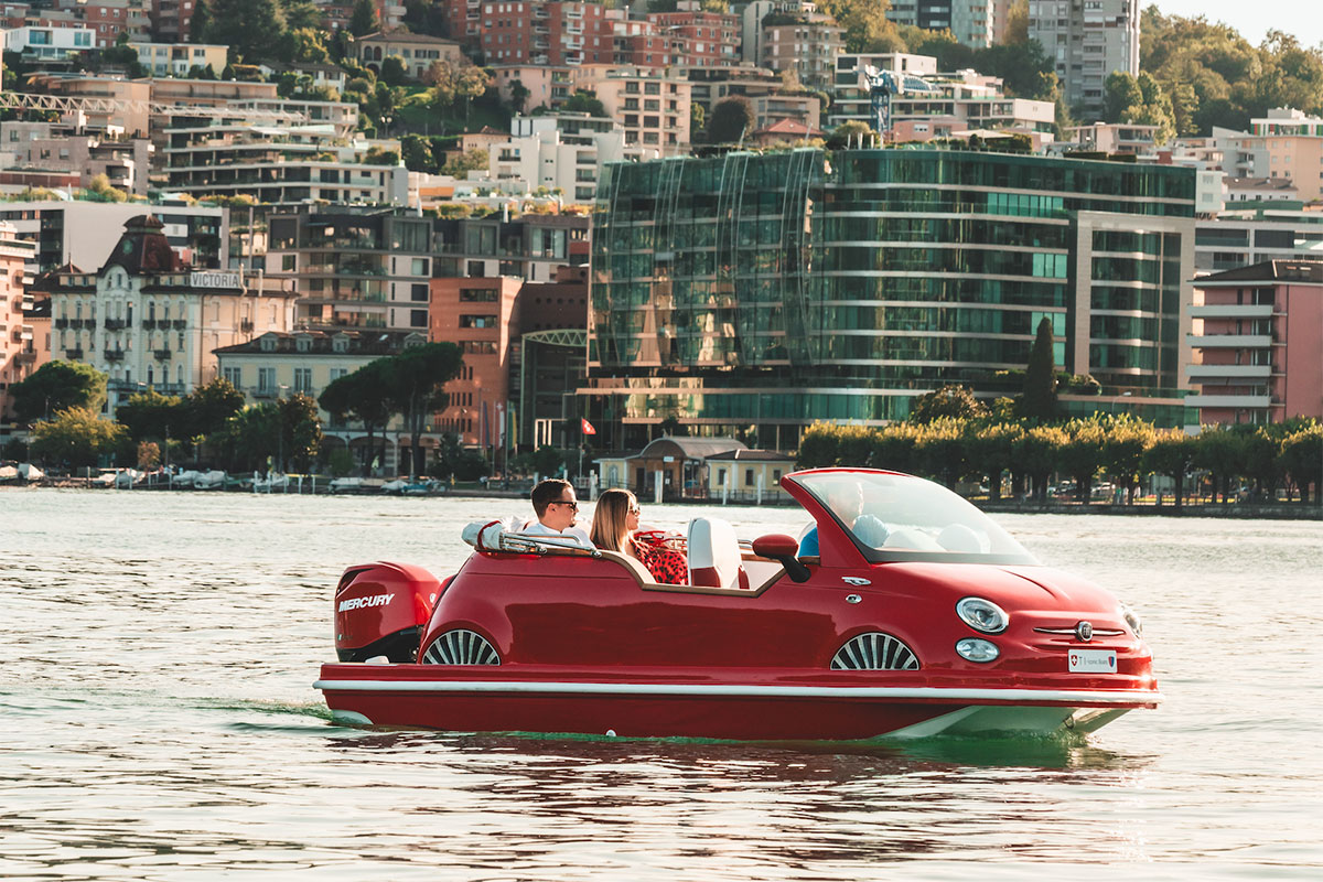 Introducing Fiat's 'Car 500 Off-Shore' Boat