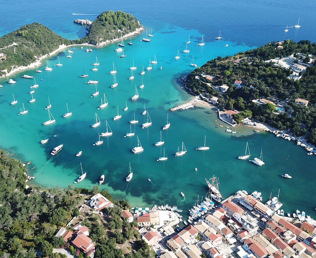 Sailing to Greece - Aerial view of Lakka, Paxos - ©Aerial Drone / Adobe Stock