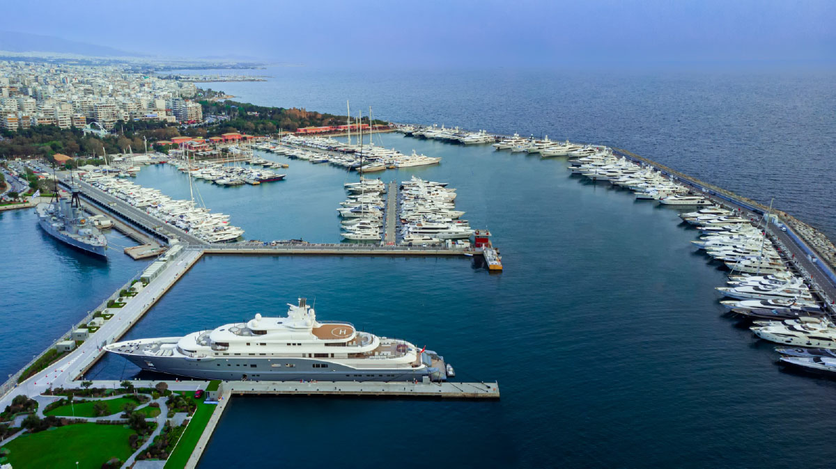 Sailing to Greece - Flisvos Marina is a 30 min drive from the center of Athens